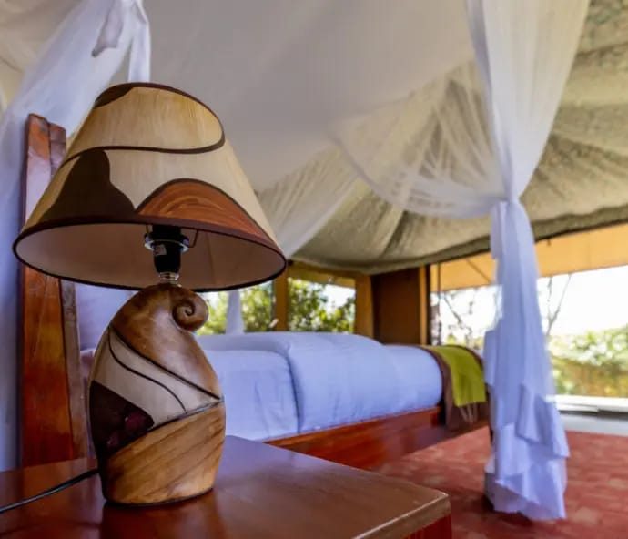 Canopy bed detail